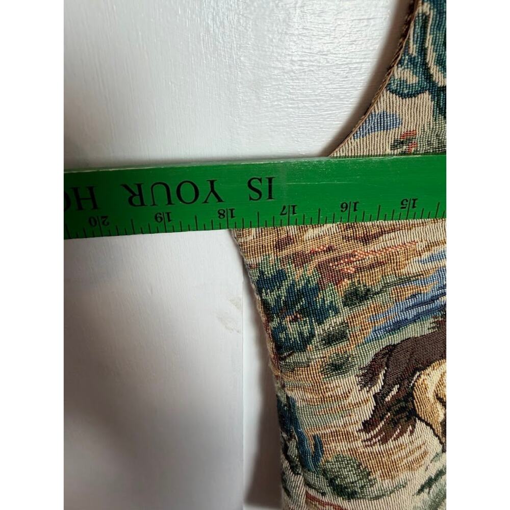 Sharon Young Horse Vest Western Boho Tapestry Cactus Sleeveless Top Womens Lrg - Picture 7 of 8